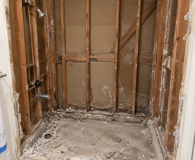 Sacramento bathroom remodel — opened up