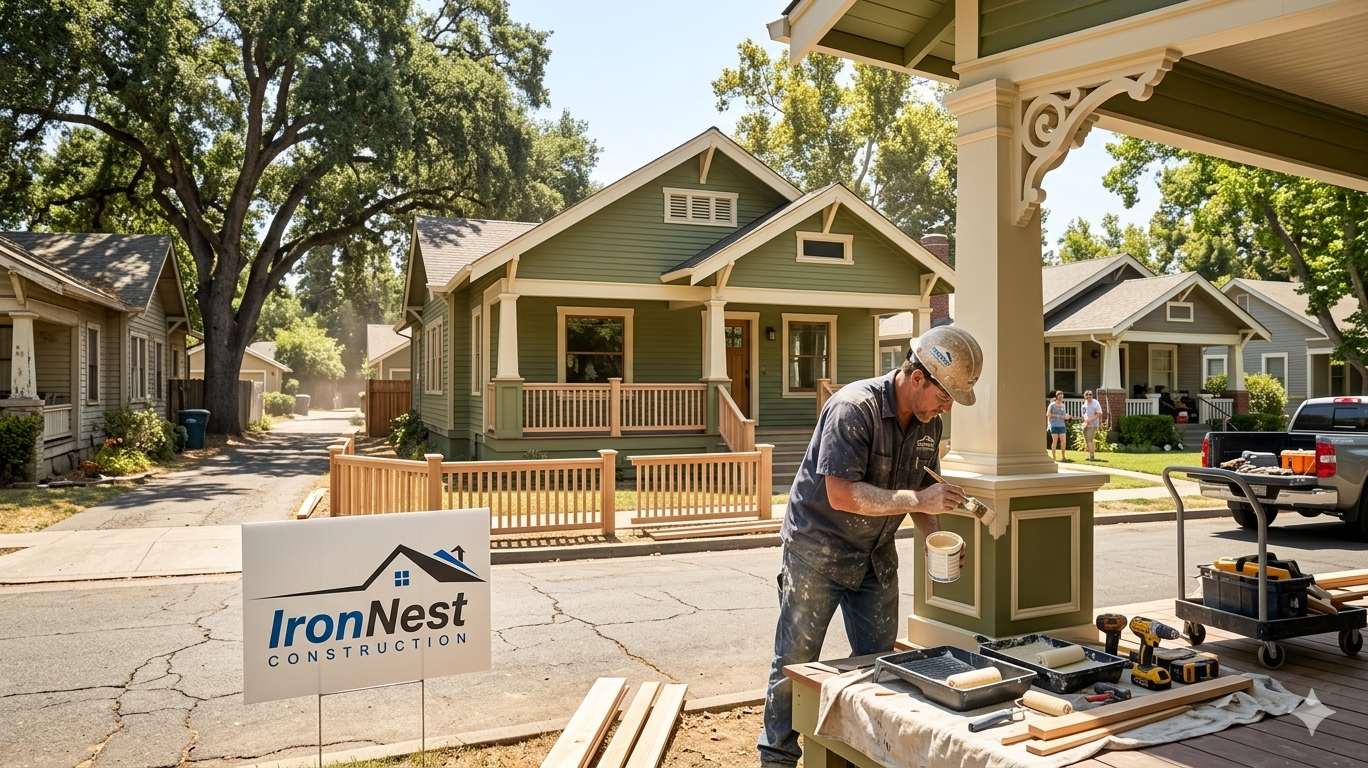 General contractor working in Sacramento, CA — IronNest Construction