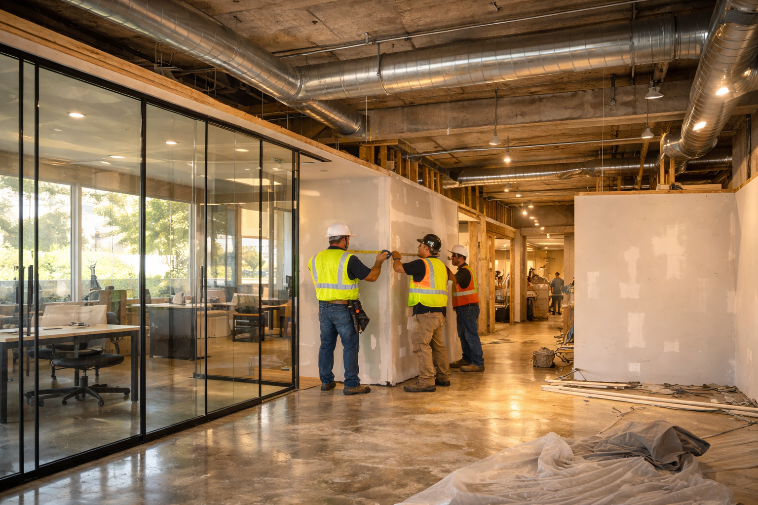 Commercial office buildout — 3,200 sq ft tech office in SoMa San Francisco