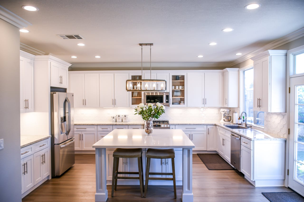 Kitchen remodel with custom cabinetry and quartz countertops in Pacific Heights