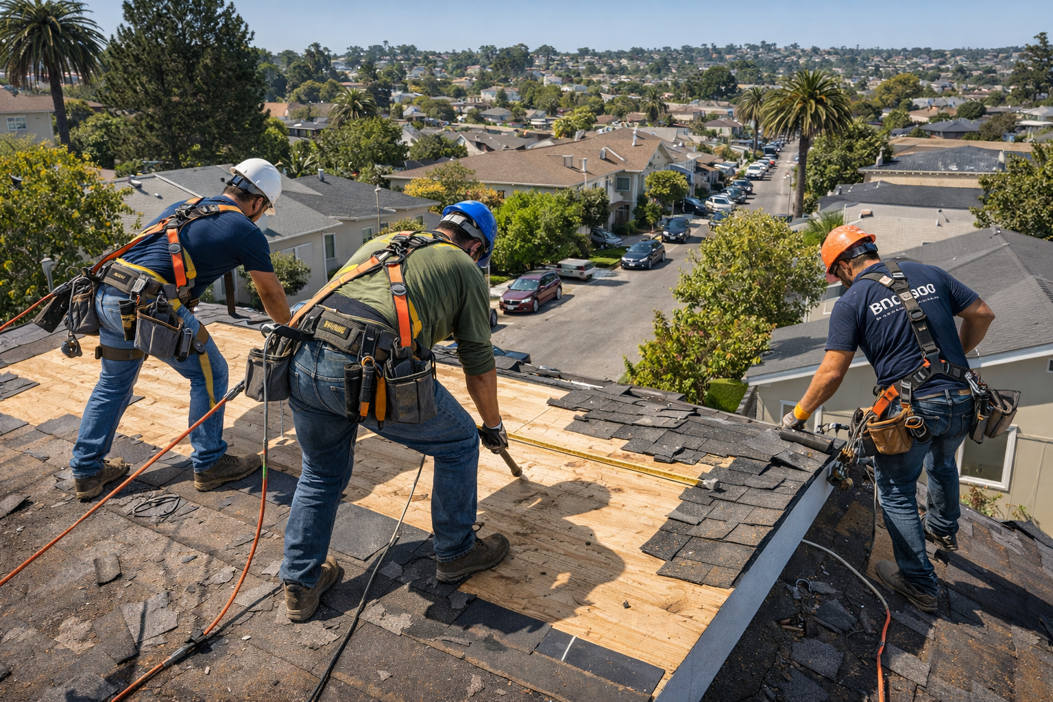 Roofing work in San Francisco Bay Area — IronNest Construction